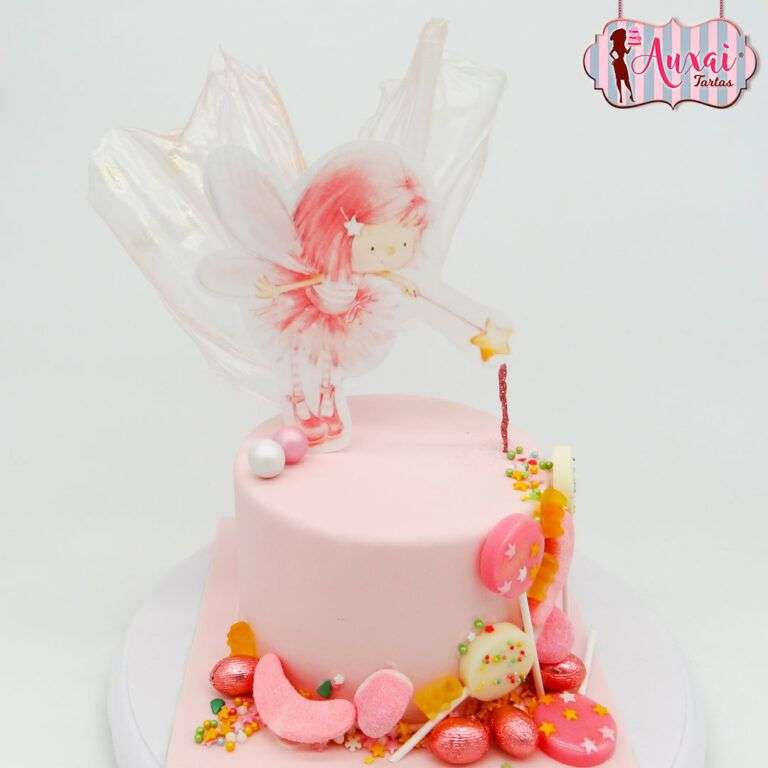 Tarta hada papel de azúcar