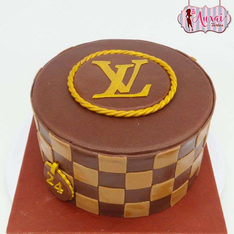 Tarta logo Louis Vuitton