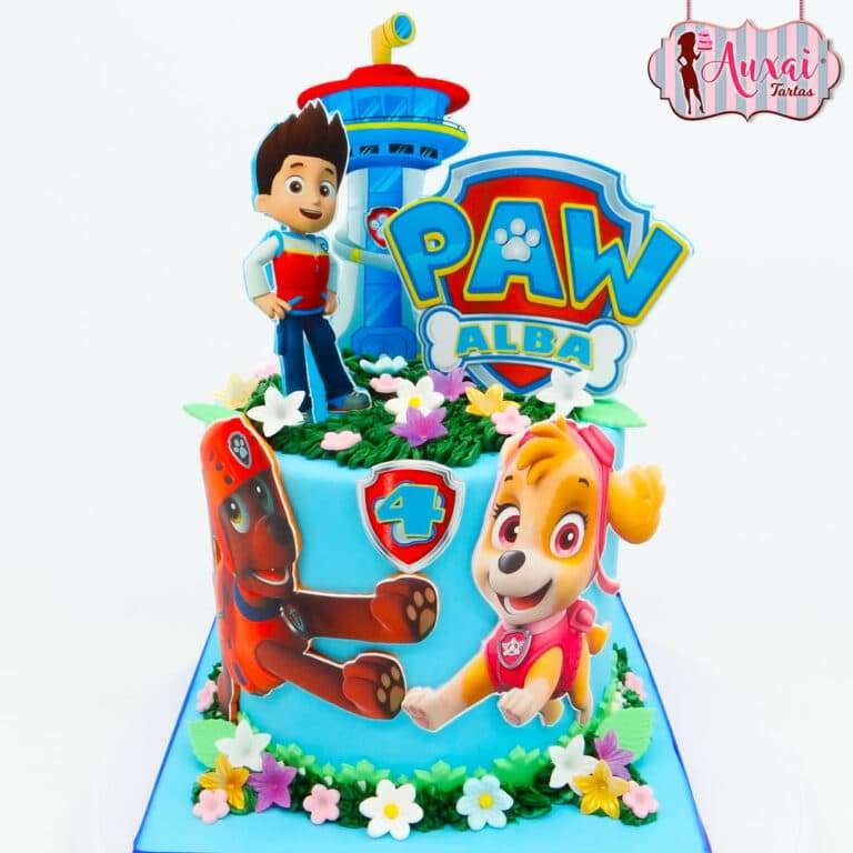 Tarta Patrulla Canina papel de azúcar