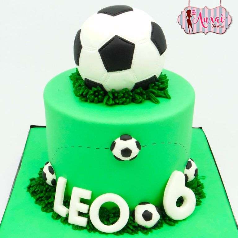 Tarta balón fútbol