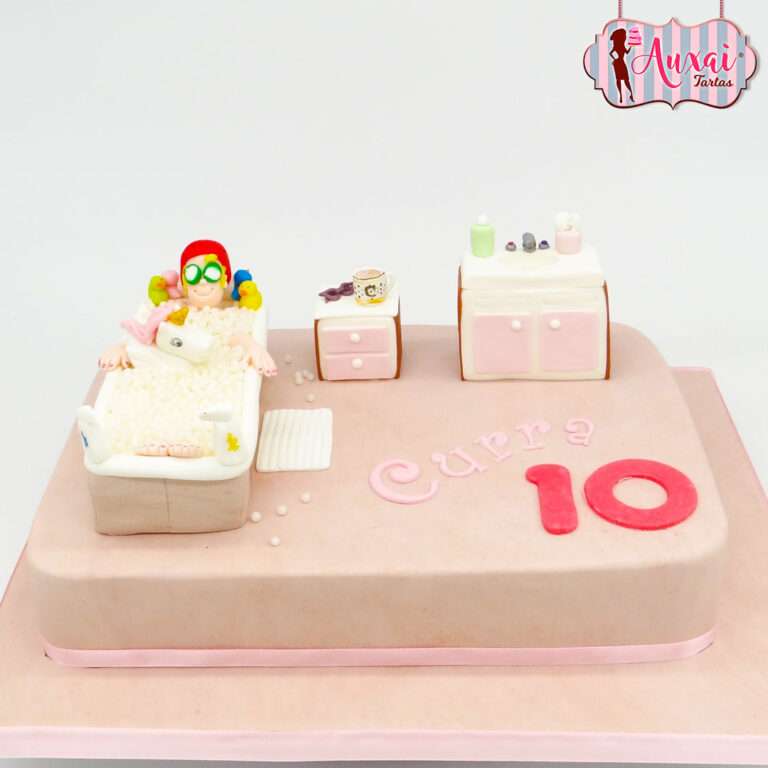 Tarta personalizada bañera