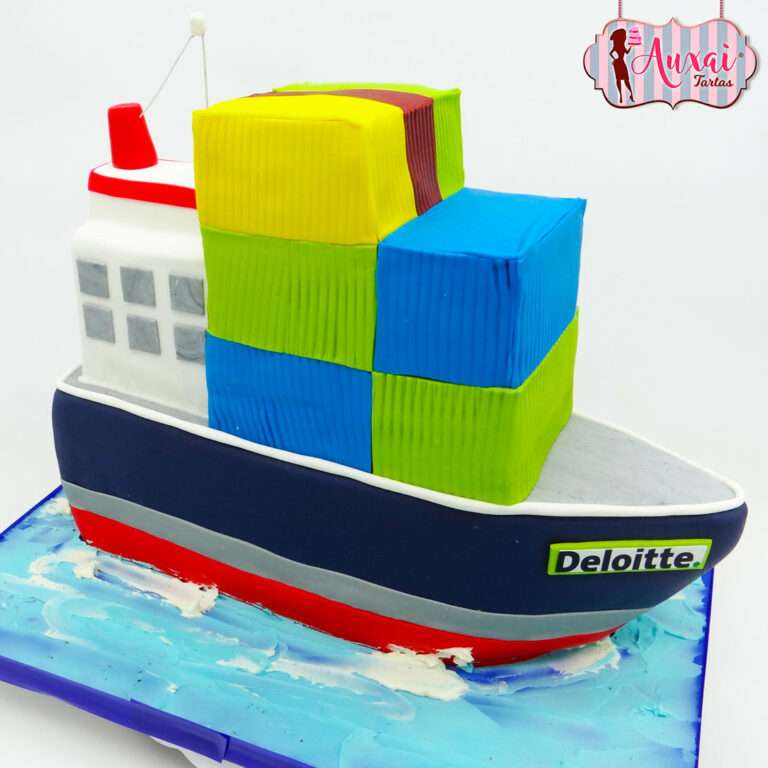 Tarta barco carga Deloitte
