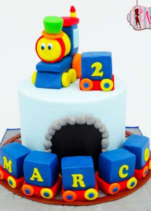 Tarta Bob el tren