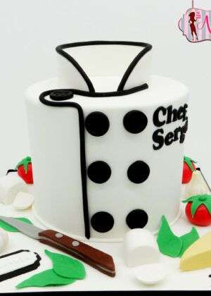 Tarta chaquetilla chef