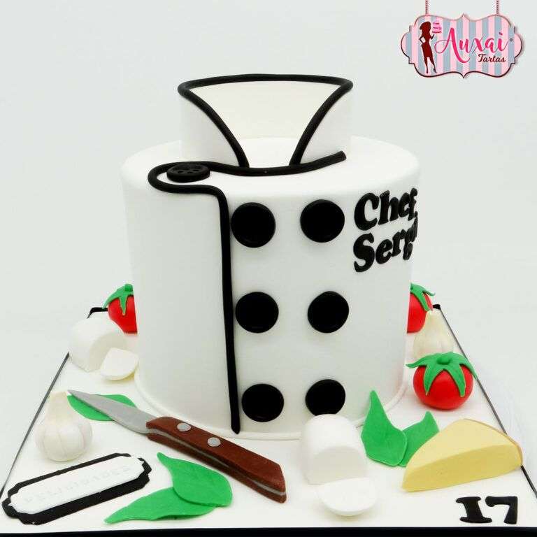 Tarta chaquetilla chef