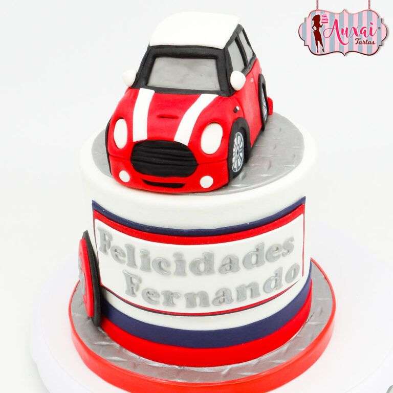 Tarta coche mini