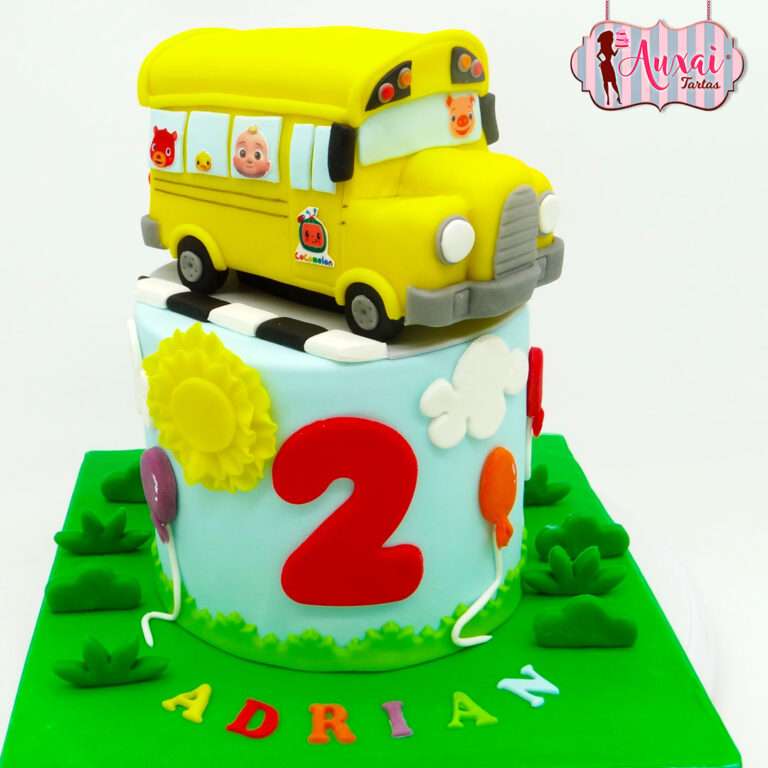 Tarta cocomelon bus