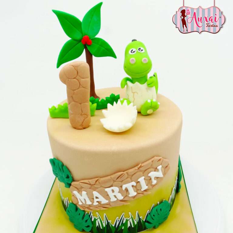 Tarta dinosaurios bebés