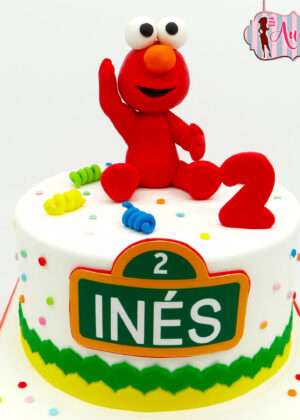 Tarta infantil Elmo