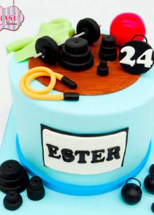 Tarta deporte fitness