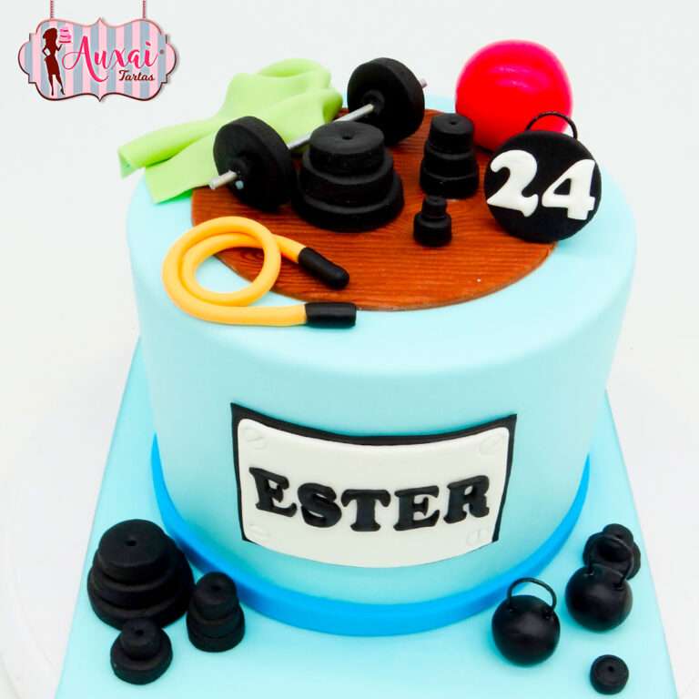 Tarta deporte fitness