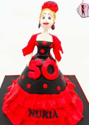 Tarta flamenca 3D