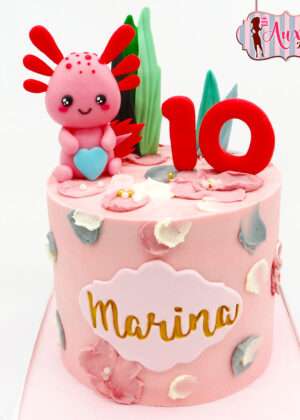 Tarta infantil ajolote