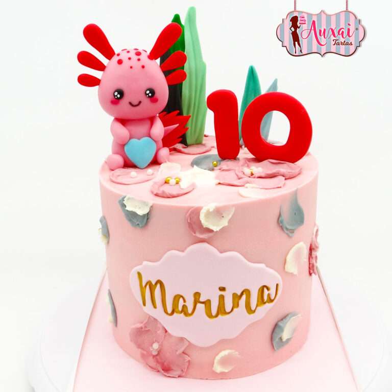 Tarta infantil ajolote