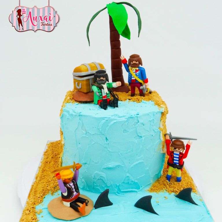 Tarta Lego piratas