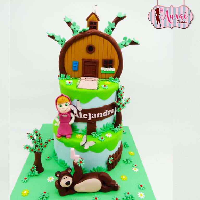 Tarta Masha y el oso