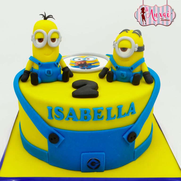 Tarta Minions 2 figuras