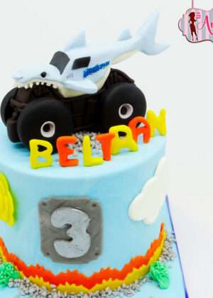 Tarta Monster Jam Megalodon