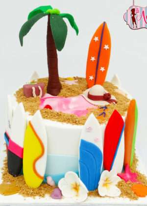 Tarta tablas surf