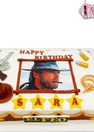 Tarta personalizada vaquero