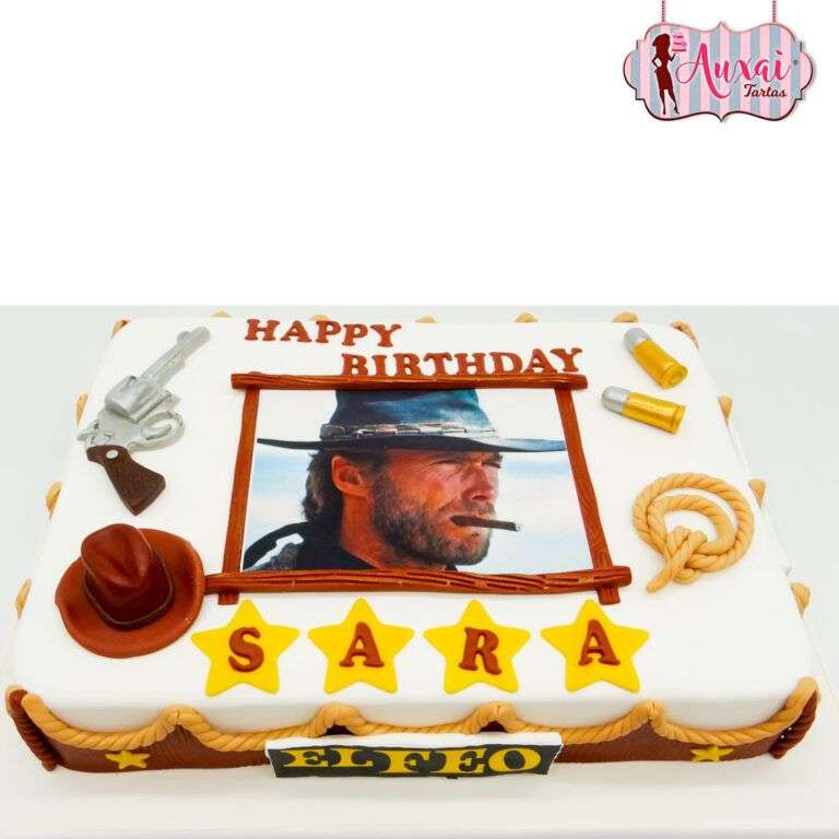 Tarta personalizada vaquero