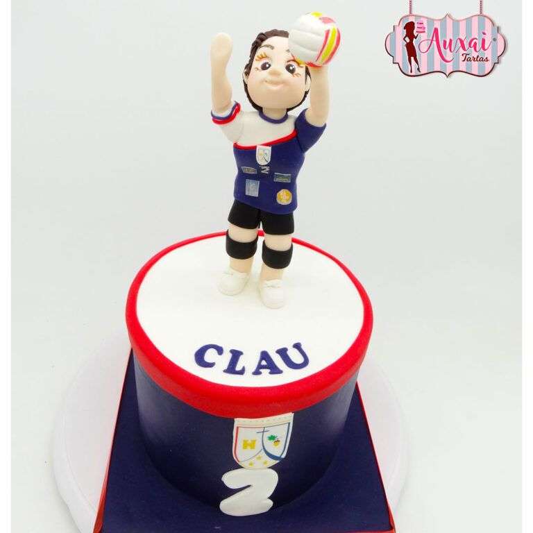 Tarta personalizada volleyball