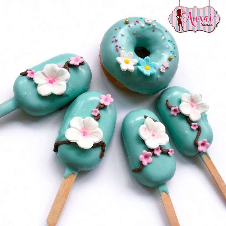 Cake bars flor de cerezo