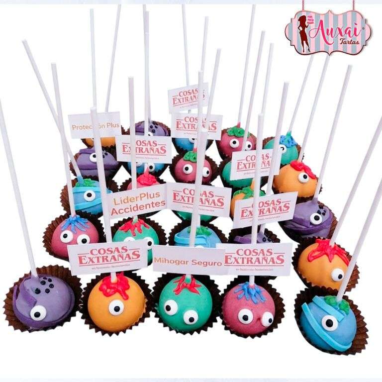 Cakepops halloween monstruos