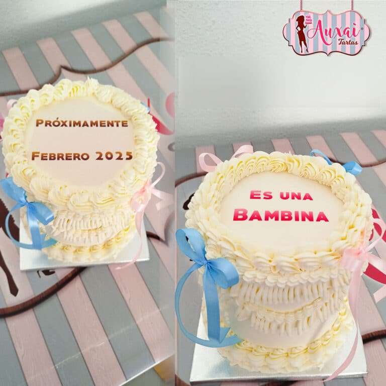 Tarta Gender Reveal burn away
