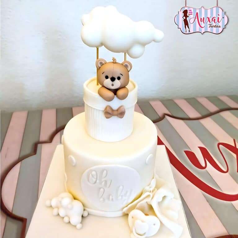 Tarta Baby Shower osito