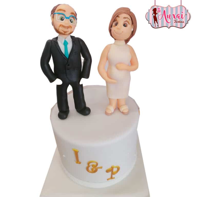 Tarta boda mujer embarazada