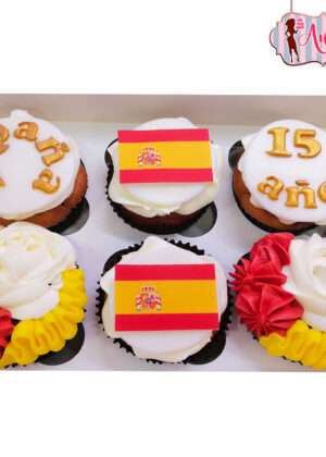 Cupcakes aniversario en Espana
