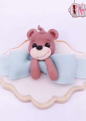 Galleta con cara de osito
