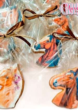 Galletas caballos papel de azúcar