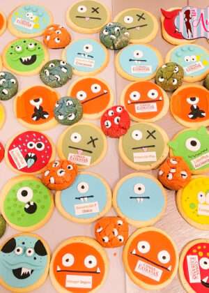Galletas halloween monstruos