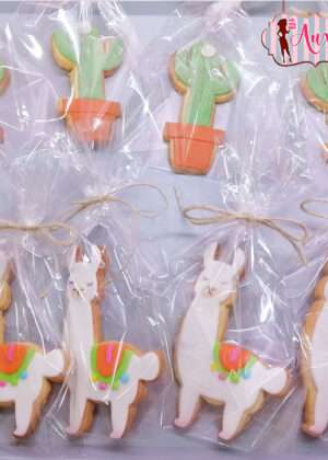 Galletas animales llamas
