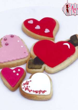 Galletas San Valentín corazones