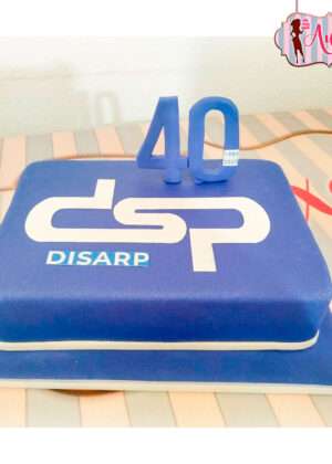 Tarta 40 aniversario empresa