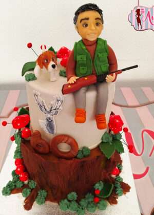Tarta 60 años cazador