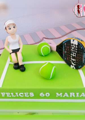 Tarta 60 años padel