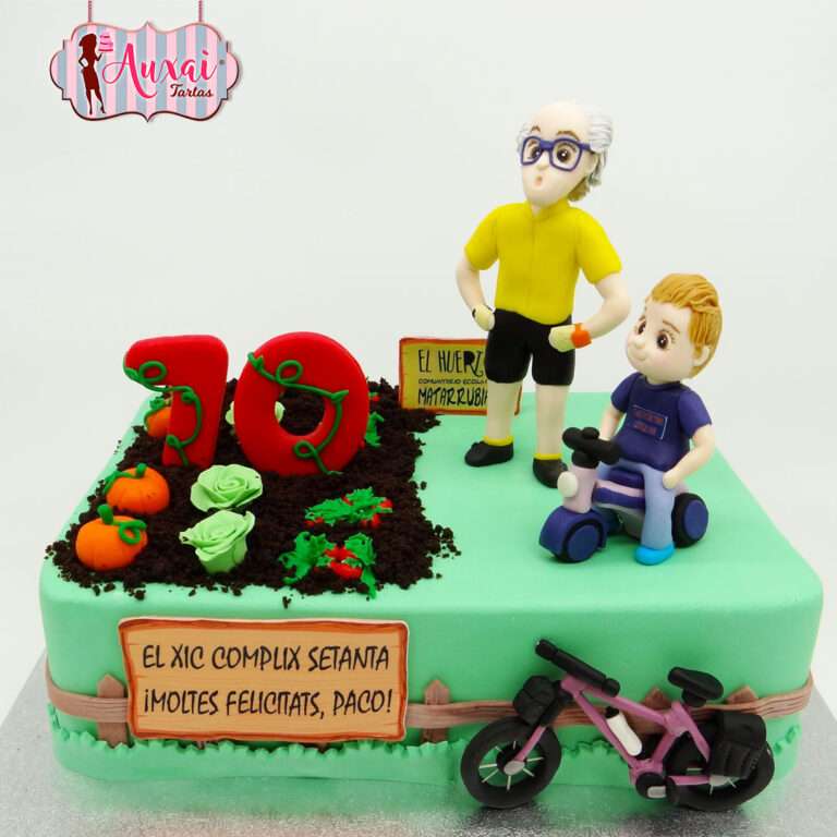 Tarta huerto del abuelo