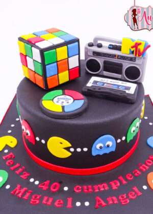 Tarta años 80