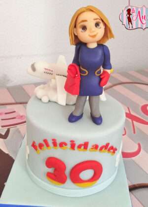 Tarta azafata de Iberia
