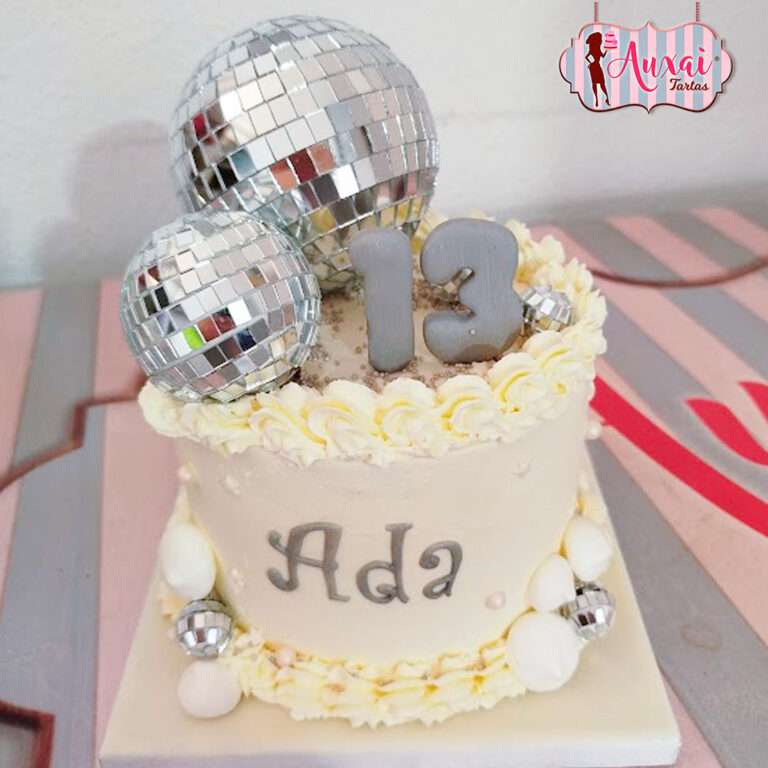 Tarta bola discoteca