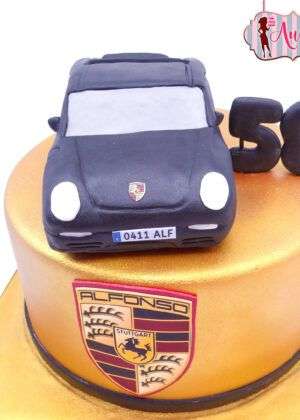 Tarta coche Ferrari