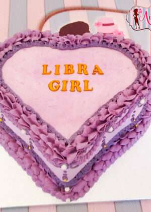 Tarta vintage Libra girl