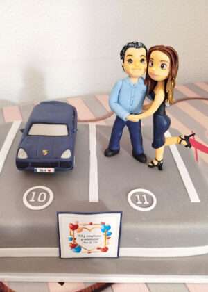 Tarta de cumpleaños y aniversario