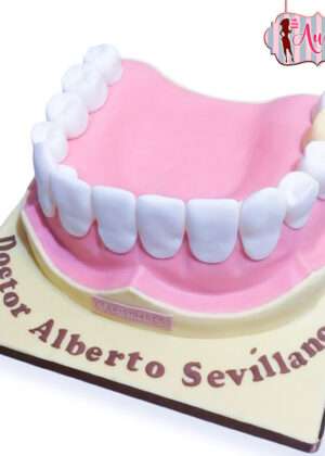 Tarta dentista dentadura