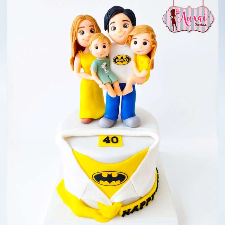 Tarta Personalizada Super papá para Cumpleaños Familiar