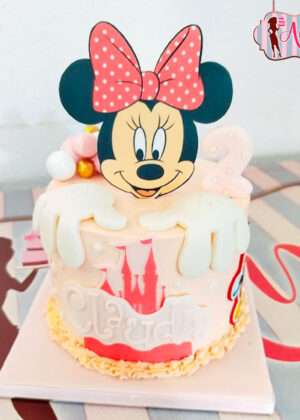 Tarta Disney Minnie y castillo